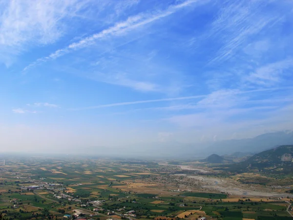 stock image Panoramic view from Meteora