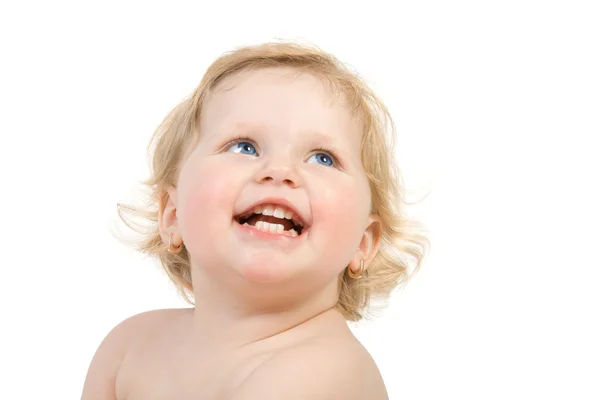 Close-up šťastné dítě — Stock fotografie