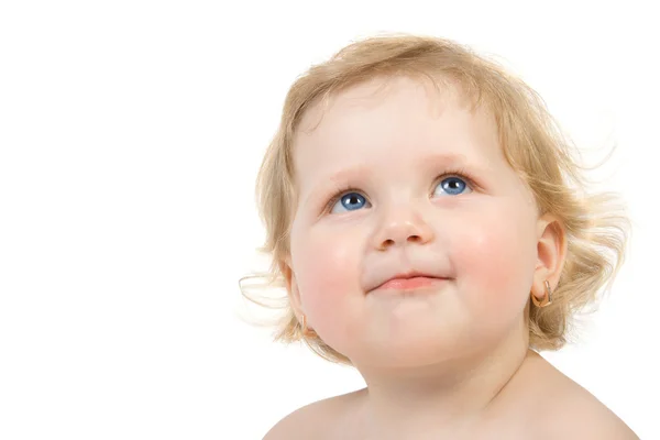 Close-up bebê feliz — Fotografia de Stock