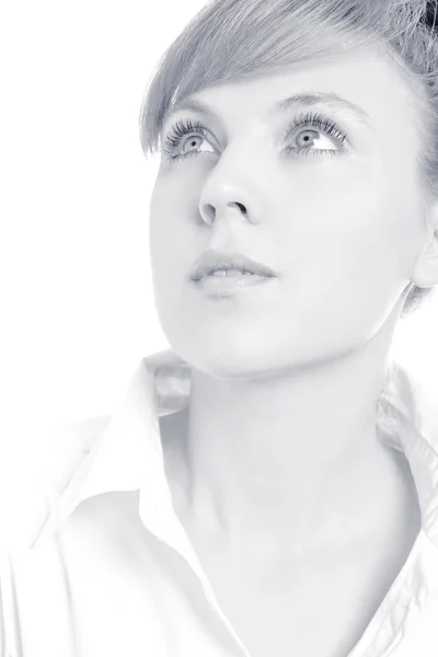 Close-up portret van een aantrekkelijke vrouwen — Stockfoto