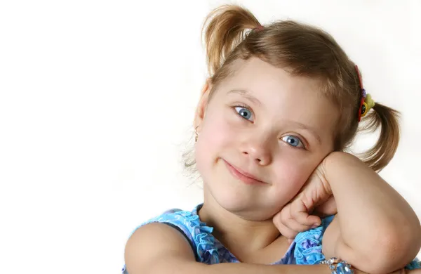 Pretty fun child look in to camera Royalty Free Stock Images
