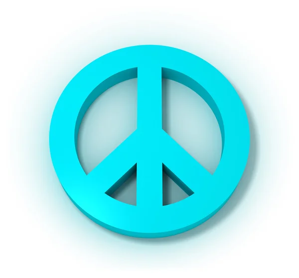 Niebieski Pacyfik symbol — Zdjęcie stockowe