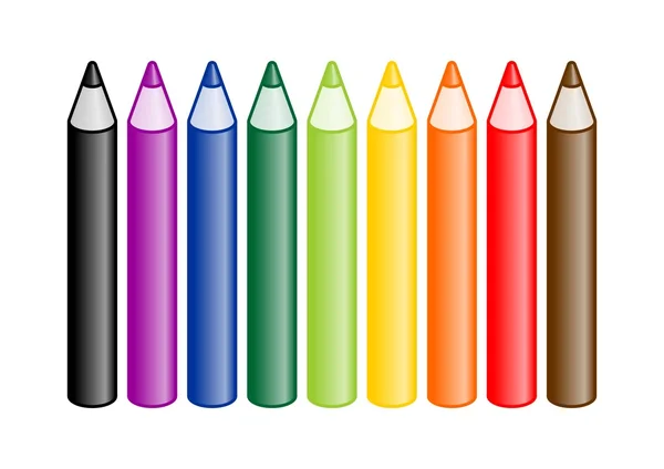 stock image Colored Crayons