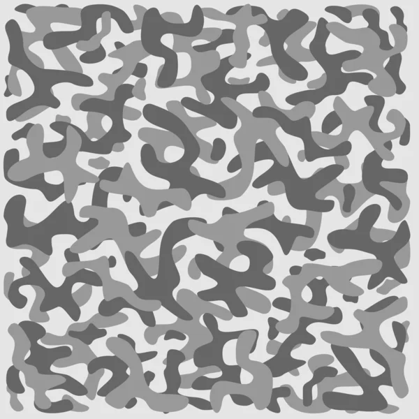 Grijze camouflage patroon — Stockvector
