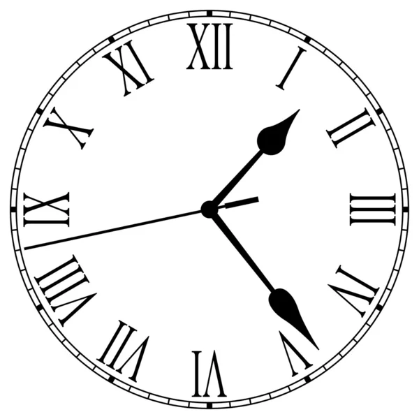 Horloge-face — Image vectorielle