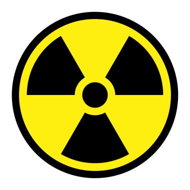 Radiation Round Sign clipart