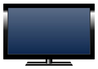 LCD TV-set clipart