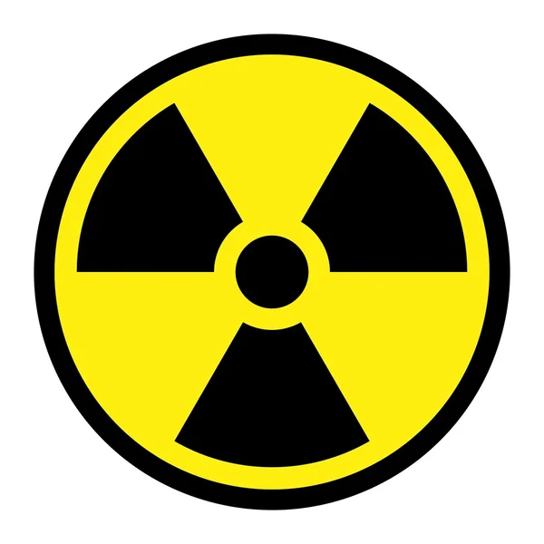 Radiation Round Sign — Stock Vector
