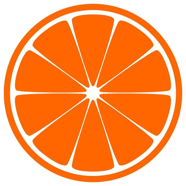 Orange Slice — Stock Vector