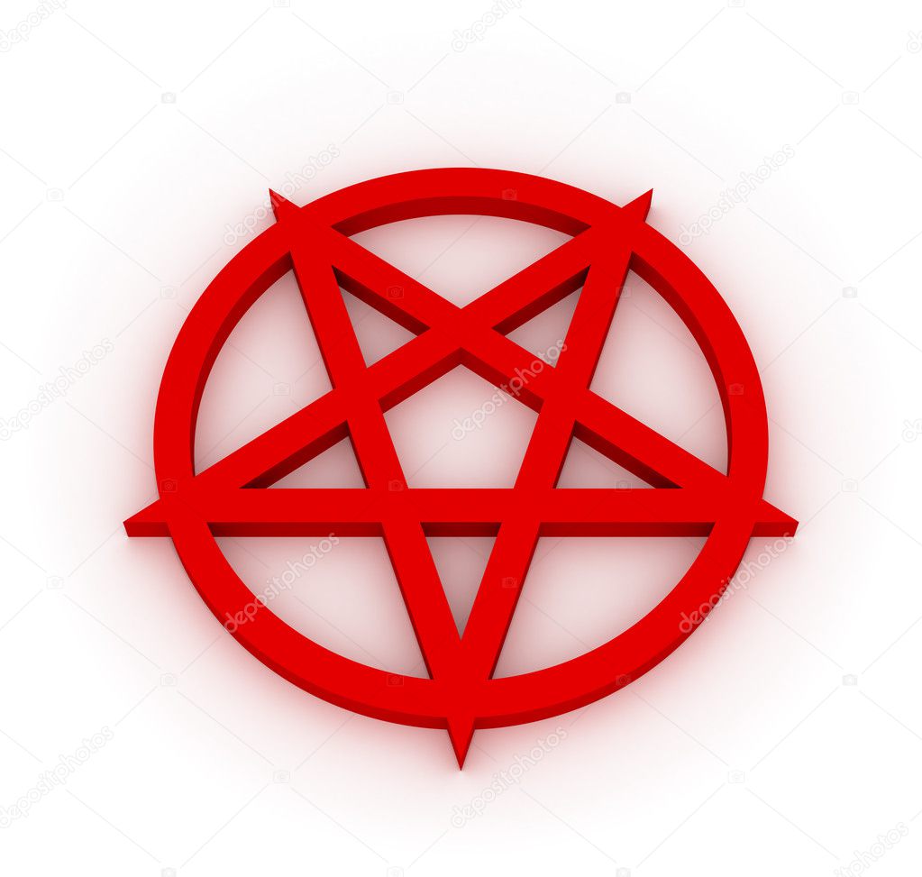 Red Converse Pentagram