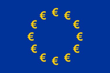 Euro Currency Flag clipart