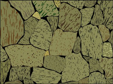 Stone wall clipart