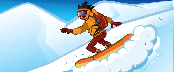 Snowboarder — Διανυσματικό Αρχείο