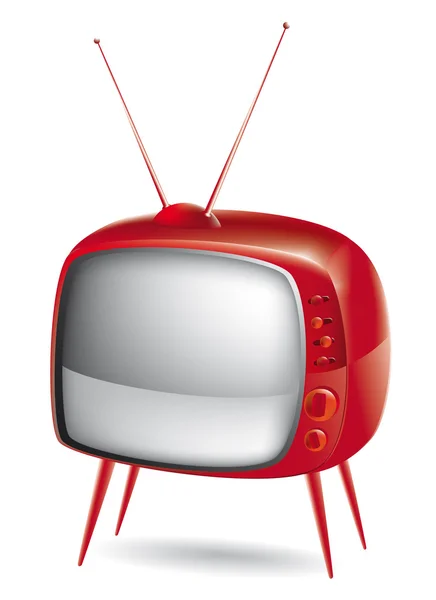 Wektor stary telewizor — Wektor stockowy