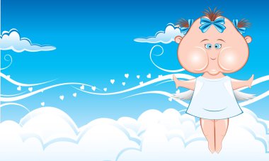 Angel love clipart