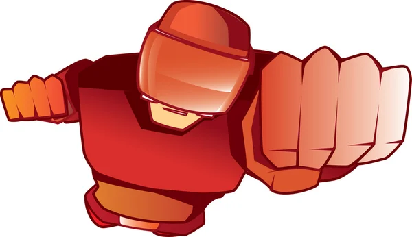 Personnage de super-héros — Image vectorielle