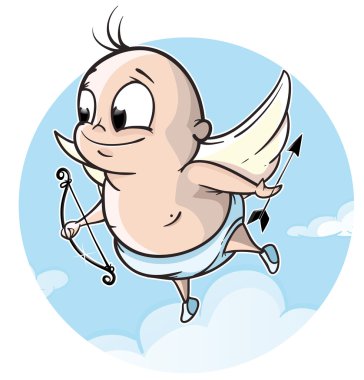 Cute little cupid clipart