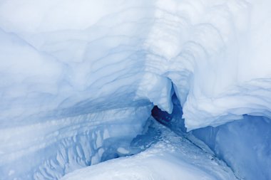 Blue Ice cave clipart