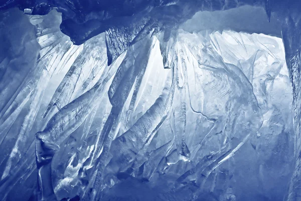 Grotta di ghiaccio blu — Foto Stock