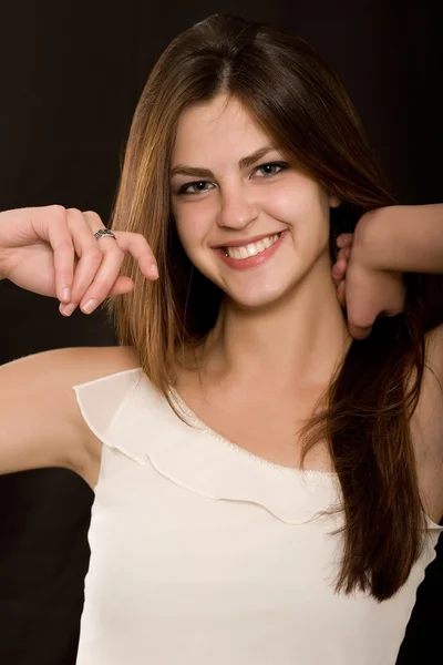 Chica sonriente —  Fotos de Stock