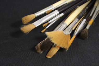 Set of art brushes