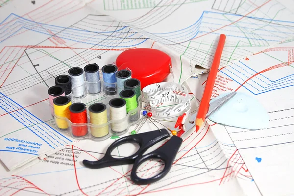 Tools for sewing — Stock Photo, Image