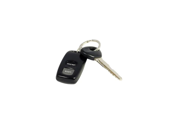 Automobile key with a charm — Stock Photo, Image