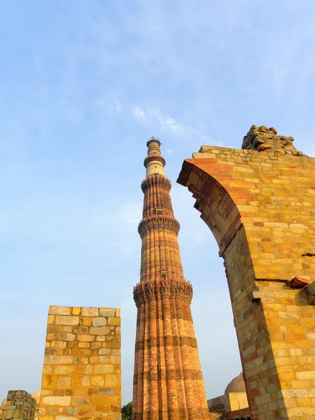 Qutab minar — Foto Stock