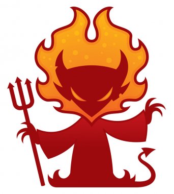 Devil Cartoon Character clipart