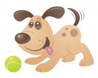 Playful Puppy clipart