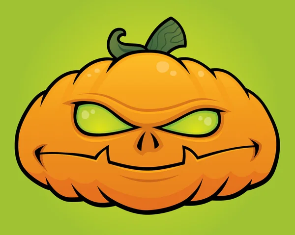Pumpkin Monster Jack O Lantern — Stock Vector