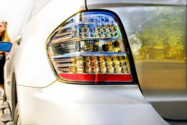 Auto koplampen — Stockfoto