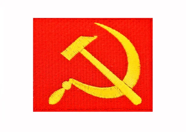 Velha bandeira soviética — Fotografia de Stock