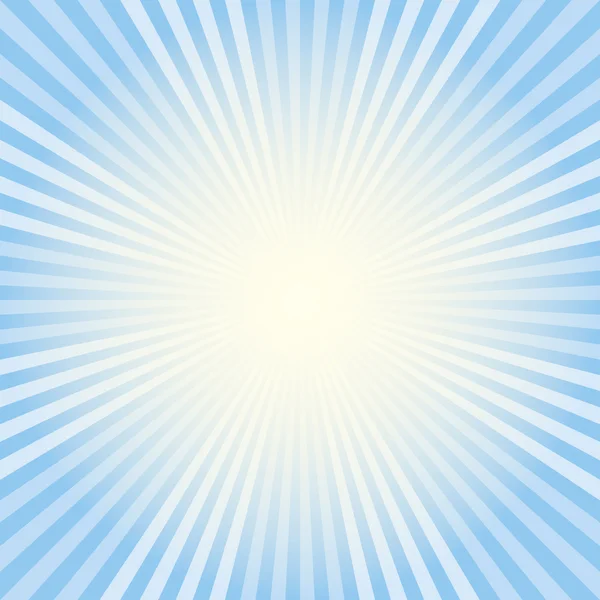 Bleu fond rayonnant — Image vectorielle
