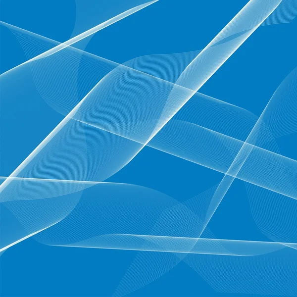 Blå bakgrund med vita linjer med blandningsverktyg — Stock vektor