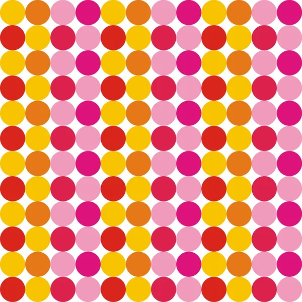 Naadloos patroon van kleurrijke cirkels — Stockvector