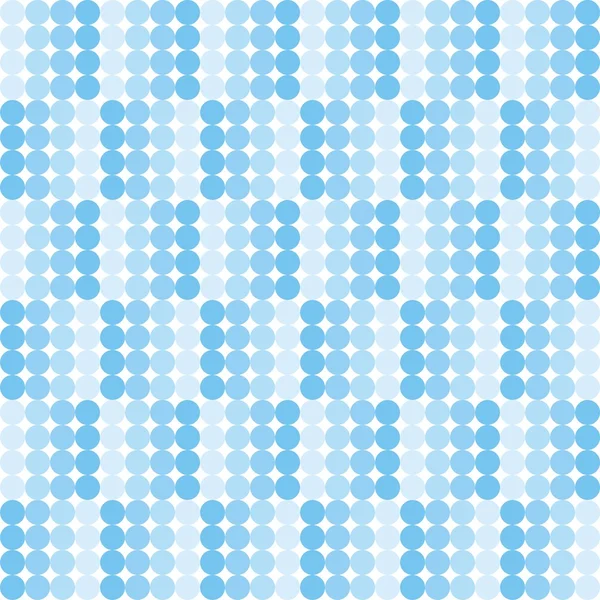蓝色圆圈的无缝模式 — 图库矢量图片