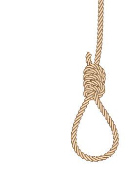 Hangman's noose clipart