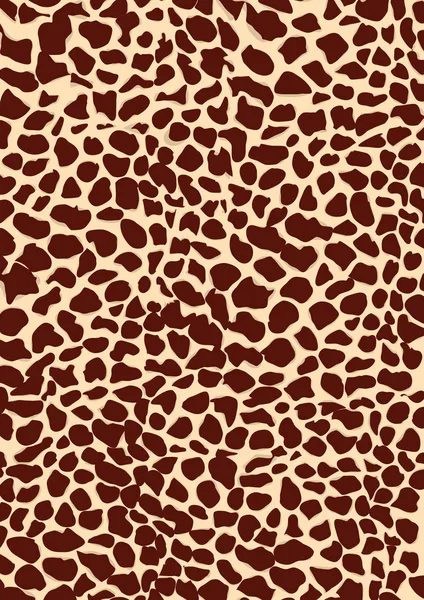 Textura de girafa — Vetor de Stock