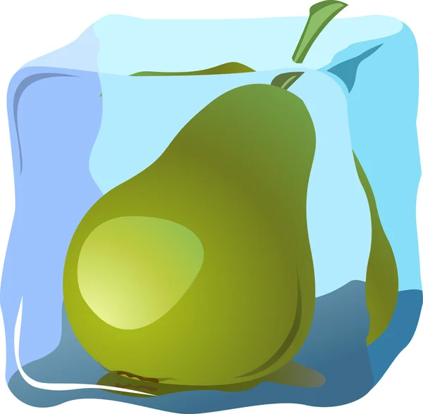 Peras frescas — Vector de stock