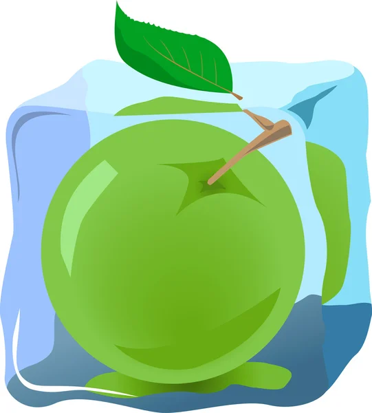 Свіжий яблучний — стоковий вектор