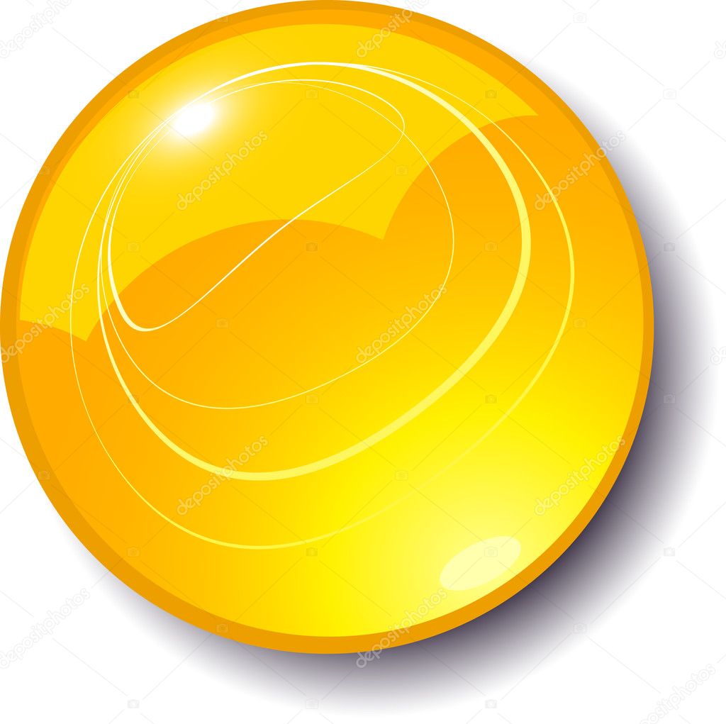 Vector shiny sphere