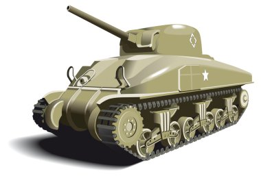 American Tank clipart