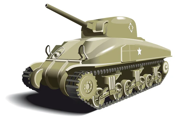 Amerikan tank — Stok Vektör