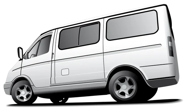 Minibus — Vettoriale Stock