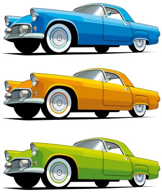 American old-fashioned car clipart