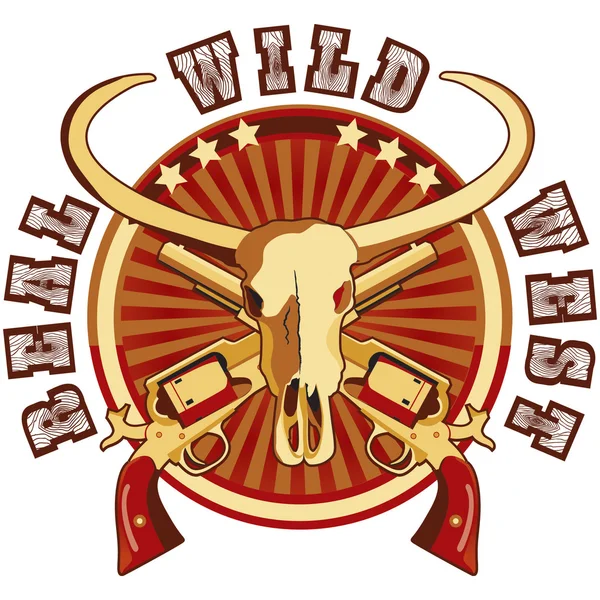 Real Wild West — Stock Vector