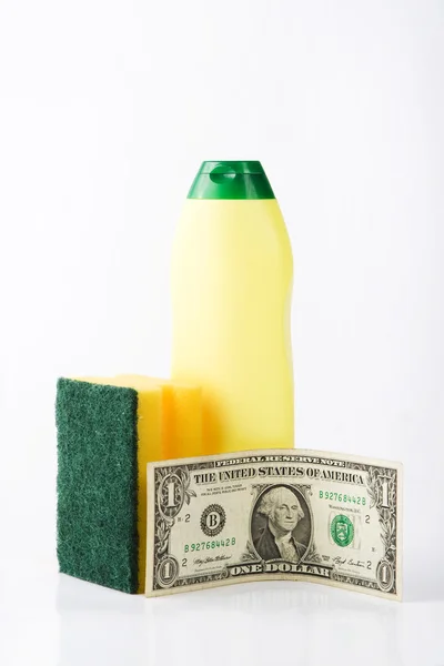 Pengar tvätt — Stockfoto