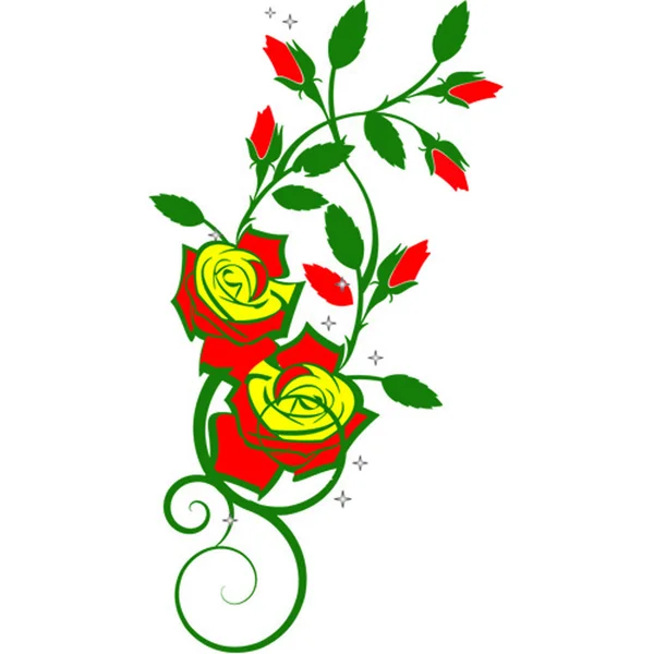 Rose.Vector εικόνας Royalty Free Διανύσματα Αρχείου