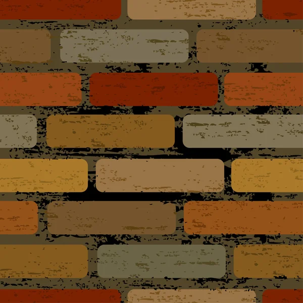 Mur de briques sans couture Illustrations De Stock Libres De Droits